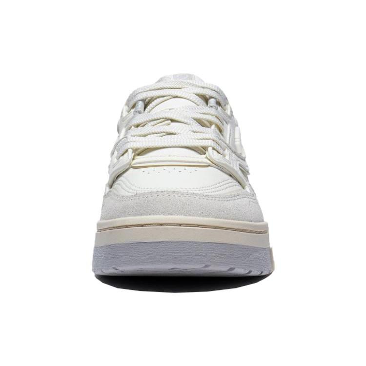 New LiNing 001 BTC Anti Slip Wear Resistant Low Top Skateboard Shoes Ecru AGCT007-2