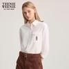 Teenie Weenie Women's Embroidered Long Sleeve Shirt