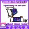 Android Car-Play Car Radio For Toyota Camry V30 2001-2005 Multimedia Player Head Unit Stereo GPS Navigation BT WIFI,2+64GB