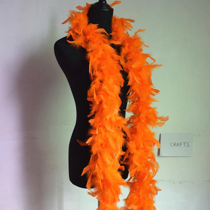 DIY Exquisite 50 g 2 m / strip  thick feather boa feather wedding party Dress up a variety of colors