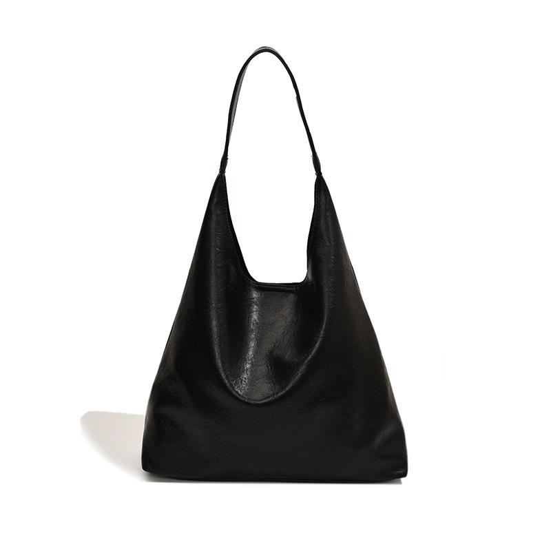 Fashion Big Bag New Versatile Casual Shoulder Commuting Large-capacity Soft Leather Tote Bag