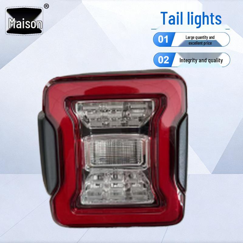 LED Taillight Assembly for 2018-2024 JEEP Wrangler JL with Flowing Brake Lights 18-24 Jeep Wrangler JL Modified Taillights
