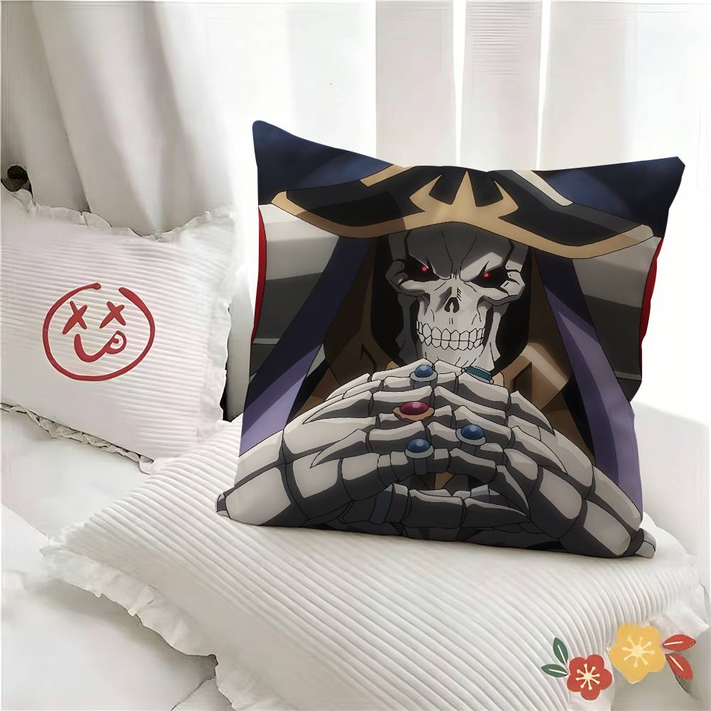 pc Anime Character OOverlord Pillow Case Fashion Square Pillowcase Bedroom Sofa Room Ins Decoration Leisure