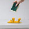2Pcs Cartoon Stand-up Sponge Drain Rack Cat Bear Shape Sponge Holder Sink Storage Rack  Sink Area