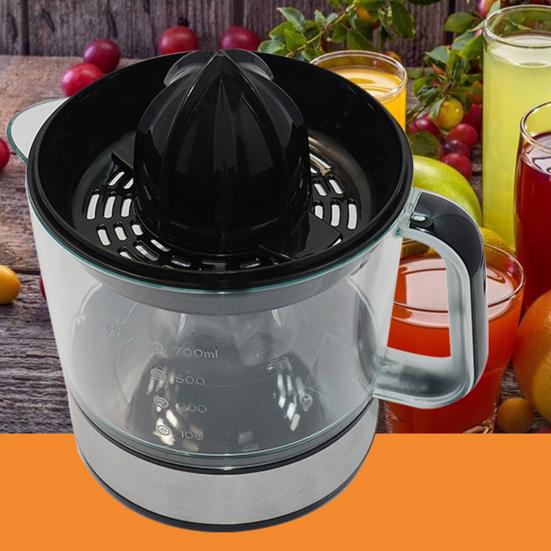 Electric Juicer with Scale Automatic Rotating Motor Non-slip Comfortable Handle EU Plug Low Noise Electric Orange Juicer for Home