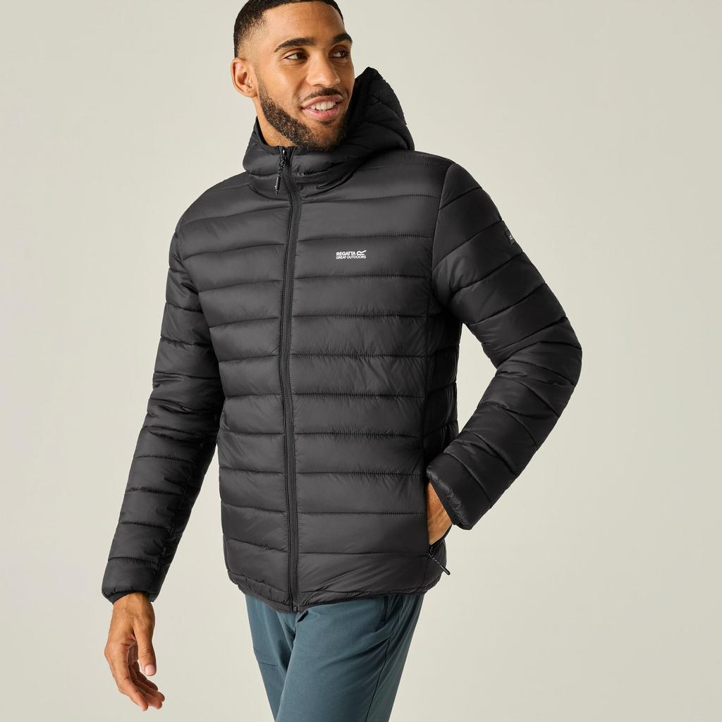 Regatta Mens Marizion Baffled Hooded Padded Jacket