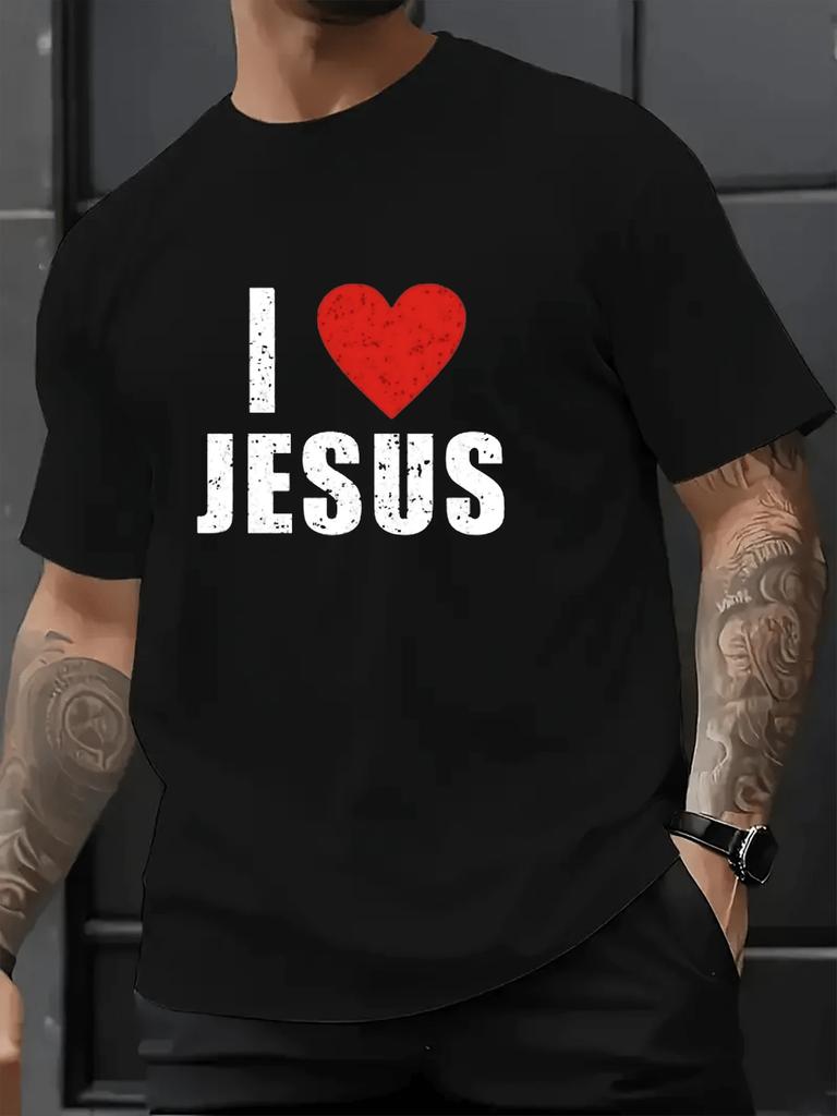 Unisex's Round Neck Short Sleeve Casual T-Shirt