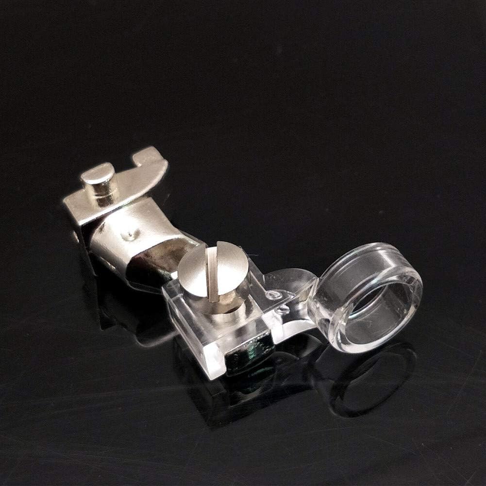 YEQIN Bernina Ruler Foot Adapter 0083687000 (Size:77) and 1/4 Inch Low Shank Clarity Clear Free Motion Patchwork Sewing Presser Foot