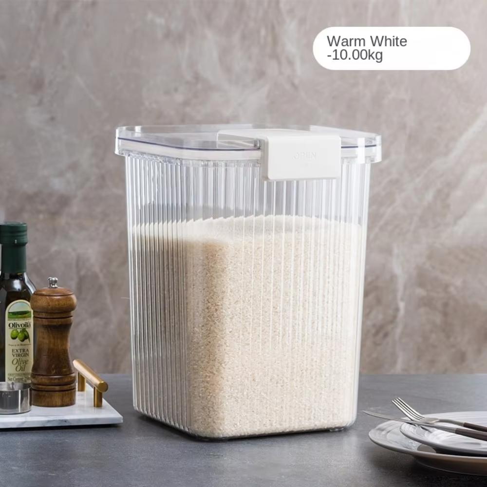 Sealed Rice Container - Household Use, Large Capacity Moisture-Proof, Kitchen Grain Jar, Insect-Proof Rice and Flour Storage Jar