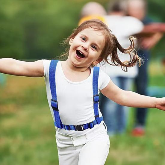 Ayarlanabilir Çocuk At Binme Oyunları İçin Oyun Tasması Metal Tokalı Aşınmaya Dayanıklı Emniyet Tasması Erkek Kız Çocuklar İçin Rol Yapma Kostüm Aksesuarı