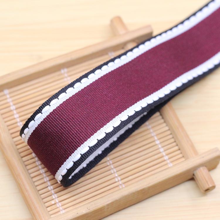 New (1 Meters/lot) 1'' (25mm) Jump  Line Grosgrain Satin Ribbon DIY Handmade Arts Decorative Crafts Hair Bow Sewing Accessories