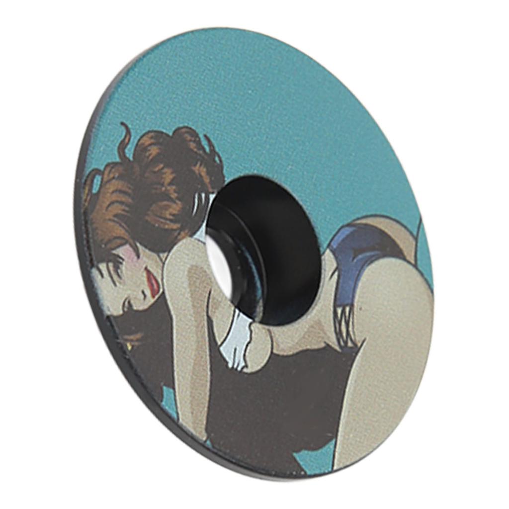 Bike Headset Cover PVD Vacuum Coating Aluminum Alloy Headset Top Cap Waterproof Rustproof Headset