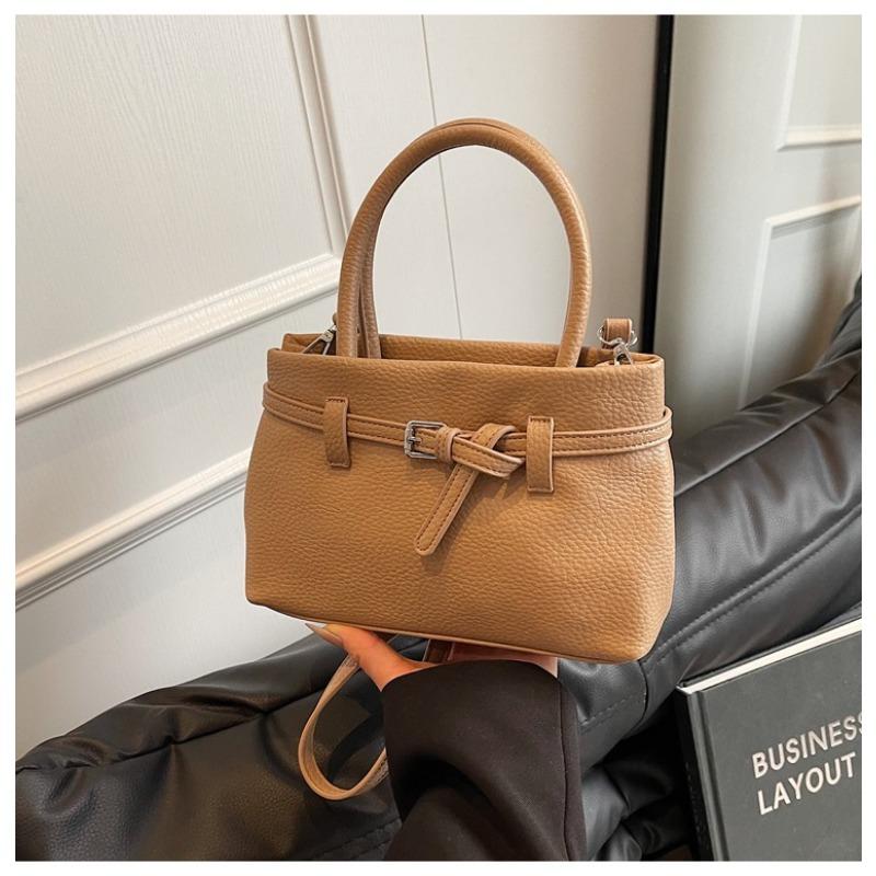 Fashion Hand Carry Small Square Bag Women's New Simple Shoulder Bag Trendy High-end Casual Women's Bag