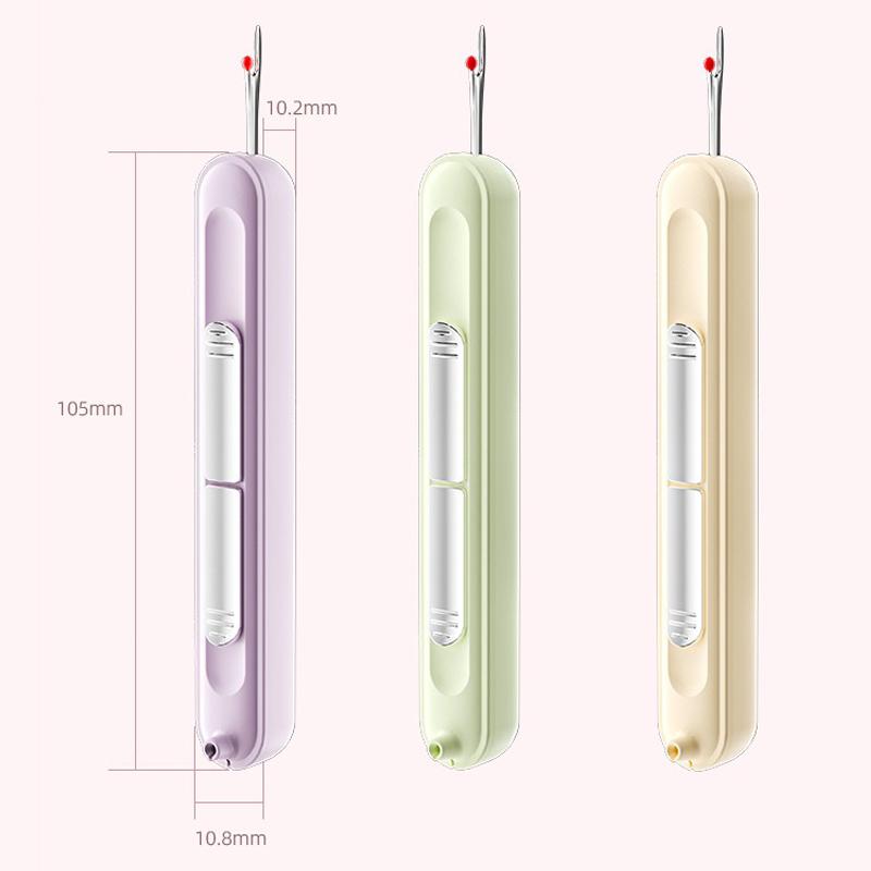 2in1 Needle Threader Hand Sewing Tools Multi-function Threader Stitch Insertion Sewing Needle Changer Thread Device Hand Machine