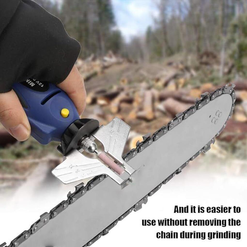 Chain Anywhere With Electric Chain Saw Sharpening Kit Chain Saw Sharpener Electric Chain Sharpening
