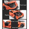 1/32 Koenigsegg Jesko Toy Cars Model Orange Alloy Collectibles Die-cast Vehicles with Sound and Light