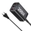 200W GaN Multi-Port PD Charger - Universal High-Power Charging for Phone & Tablet, Travel-Friendly