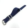 18mm20mm22mm24mm Nylon Woven Canvas NATO Watchband Strap Fine Steel Needle Buckle Universal Bracelet for SEIKO IWC Citizen 2028