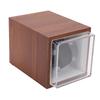 Single Watch Winder Anti Magnetic Automatic Mechanical Watch Winder Storage Box with LED Light for Men Birthday Gift