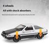 1:30AE86 Alloy Model Car, Cool Sound and Light, Strong Return Force, Four-wheel Shock Absorption, Exquisite Desktop Ornaments
