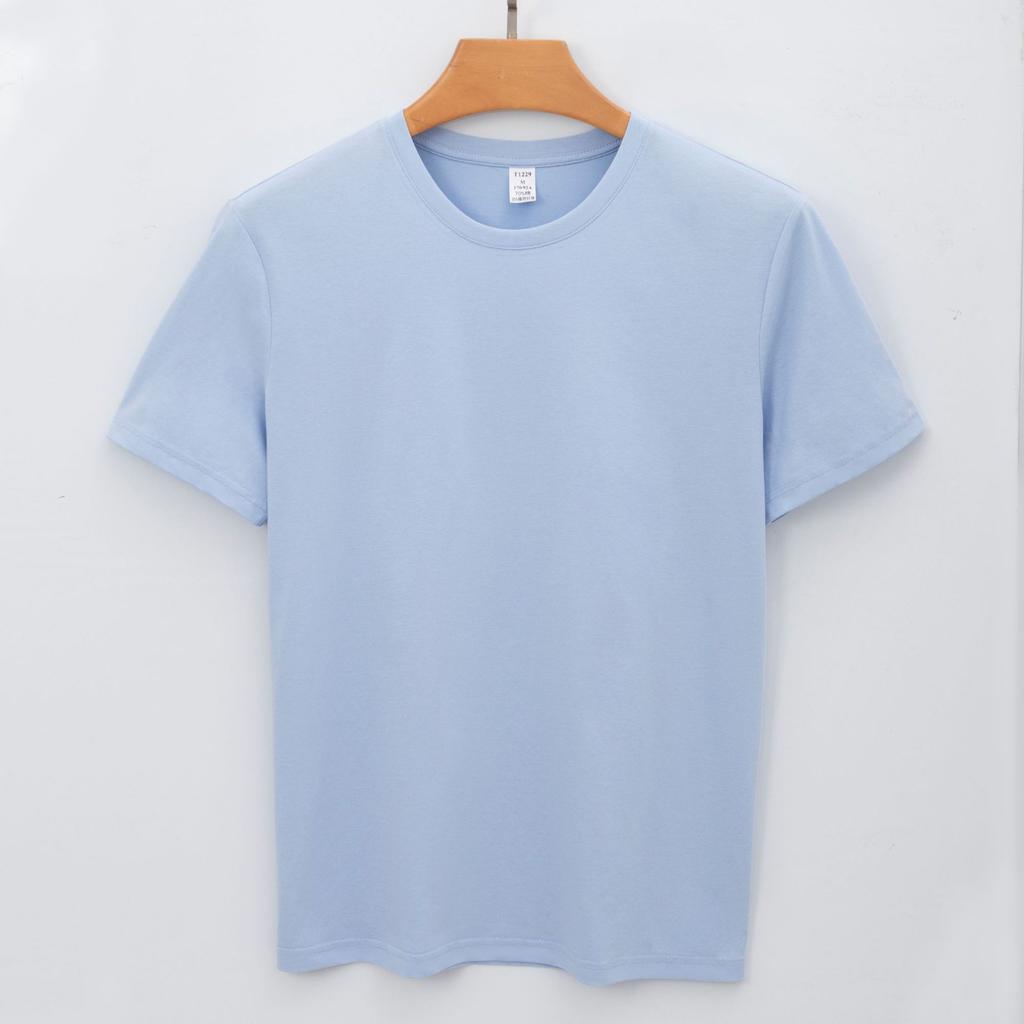 SORONA Cool Kurzarm-T-Shirt aus langstapeliger Baumwolle mit Rundhalsausschnitt – knitterfrei, minimalistisch, leicht und atmungsaktiv.
