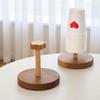 Wooden Cup Storage Rack Creative Round DIY Household Cup Holder For Disposable Paper Cup Counter Desktop Storage Rack