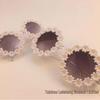 Girls' Cute Daisy Sunglasses - Stylish Sunflower Design for Picnics & Outings