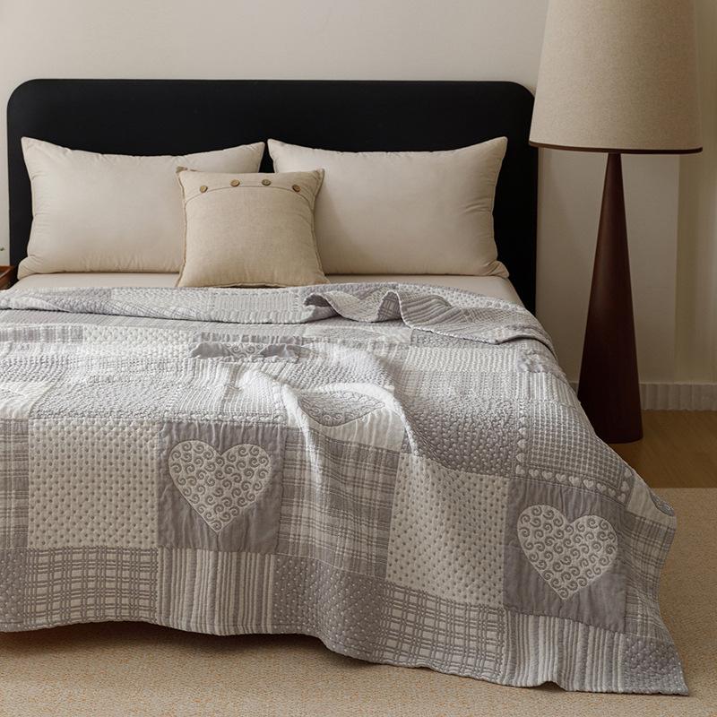 Pure Cotton Three-Layer Gauze Towel Blanket for Summer and Office Nap 150x200 cm