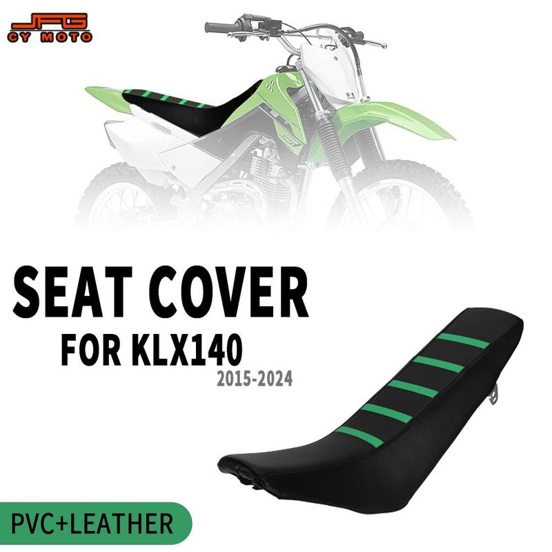 Seat Cover For Kawasaki KLX140 2015-2024 Non-Slip PVC Resistant Saddle Cushions Accessories Electric Dirt Pit Bike Parts
