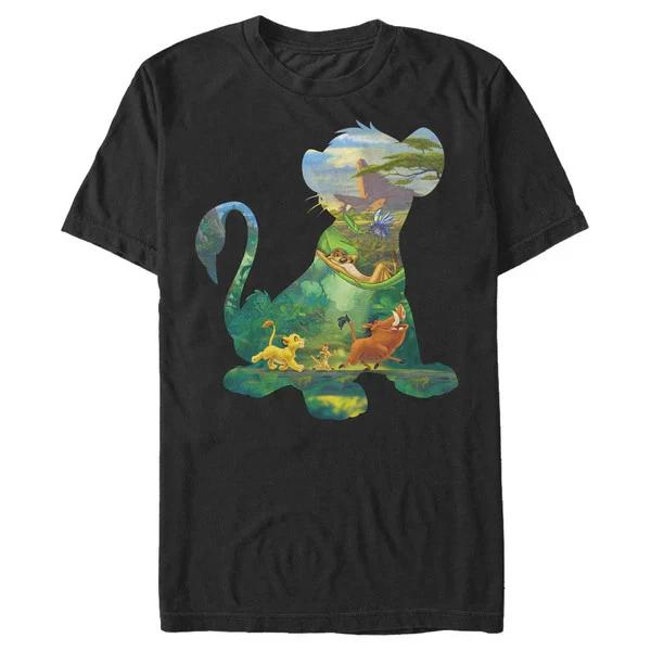 Lion King Simba Silhouette TShirt Unisex Unisex Unissex S