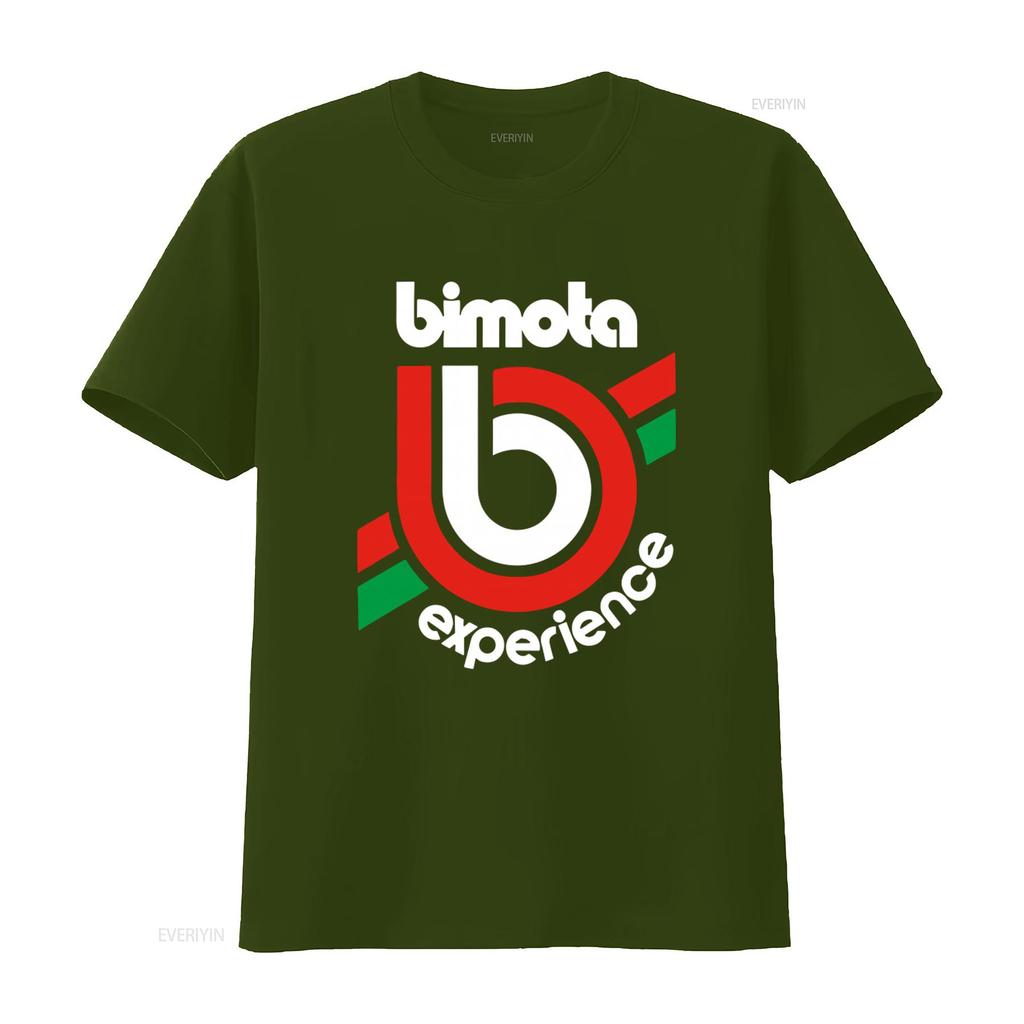 Bimota Experience Italian Motorcycles Logo Mens Black T Shirt S 5XL Vintage Washed Casual Designer Clothes
