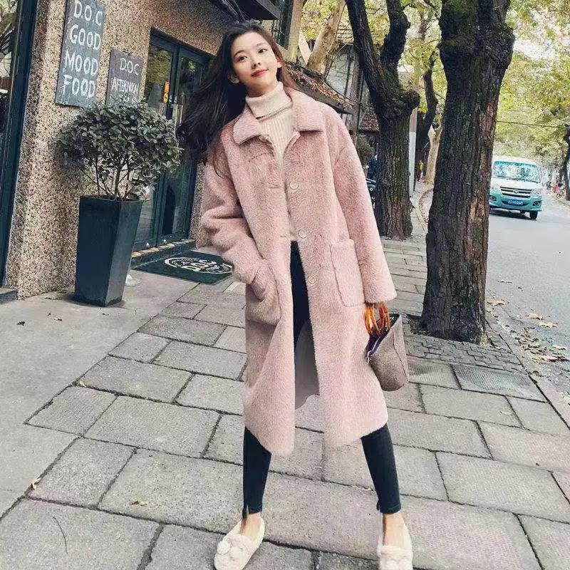 mid length fleece coat