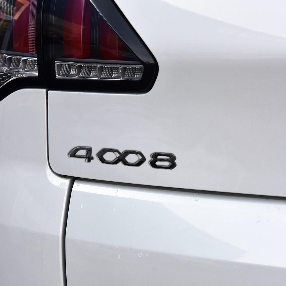 2026 Heißer Autoaufkleber 1 Stück 3D ABS Auto Buchstabe Emblem Aufkleber Auto Karosserie Kofferraum Dekorativer Aufkleber für Peugeot 508L 508 408 5008 4008 A