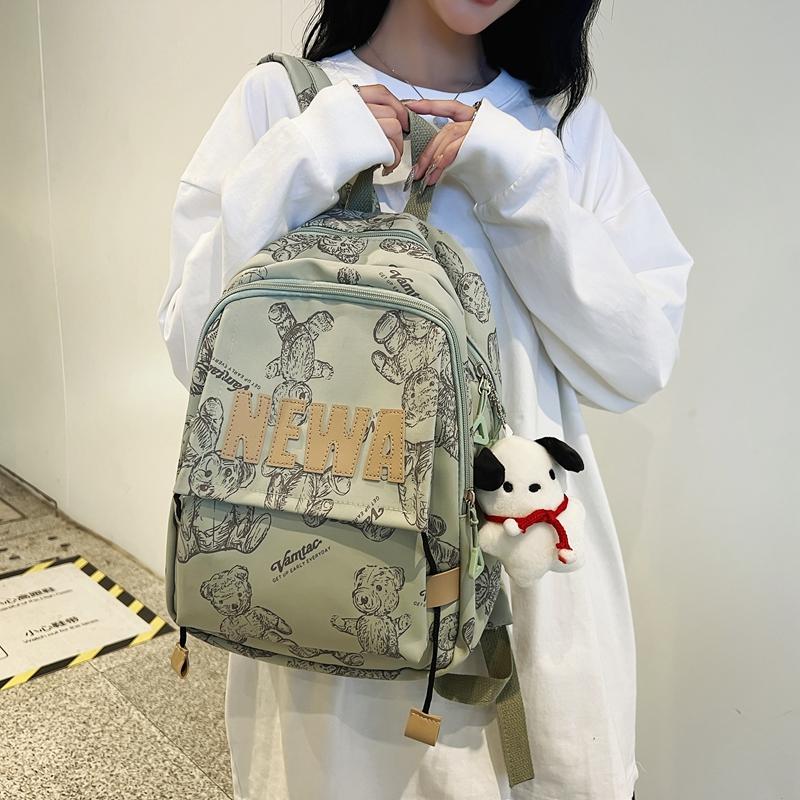 

Рюкзак нейлона старшей школы женщин школьной сумки для младших школьников белый