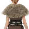 Faux Furs Shoulder Wrap For Gothic Punk And Fantasy Outfits Stylish Cosplay Accessory Theater Costume Shawl