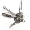 6KG Surface Polished Stainless Steel Boat Anchor folding Kayak Anchor Marine Boat Yacht Accessories