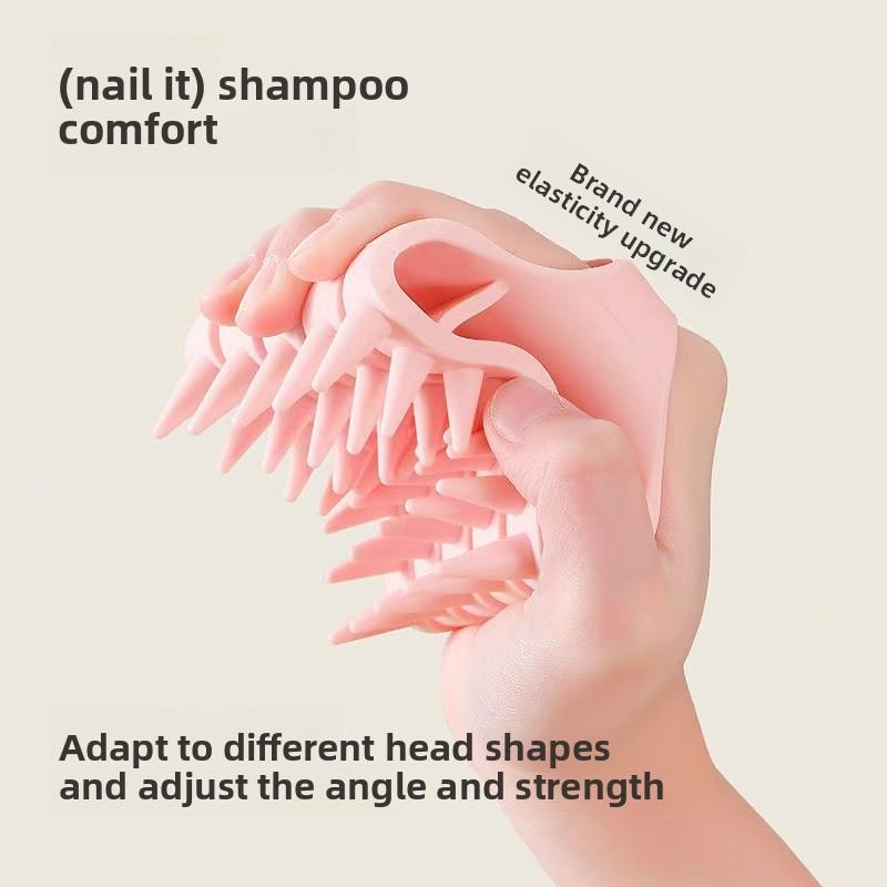 Hair Washing Wonder: Hair Brush, Massage, Silicone Hair Grabber, Head To Relieve Itching, Hair and Scalp Cleaning, Hair Washing Comb