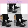 Casual Leather Patchwork Mens Shoes With Durable Rubber Sole For Everyday Wear