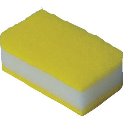 TRUSCO KSSY Antibacterial Soft Sponge, Yellow