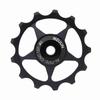 Schwarze 13T Mountainbike Aluminium Jockey Wheel Schaltwerk Pulley (schwarz, 13T)