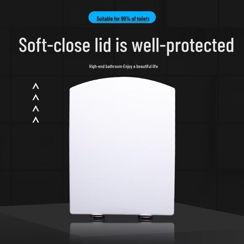 Homeglen Universal Soft-Close Toilet Seat