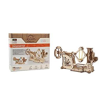 UGEARS STEM Tachometer-Modellbausatz – Kreative Holzmodellbausätze für Erwachsene, Jugendliche und Kinder
