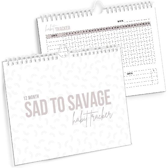Трекер привычек от Шелби Сакко - Ежедневный журнал-трекер привычек с аффирмациями и образовательным материалом о петле привычки для формирования привычек