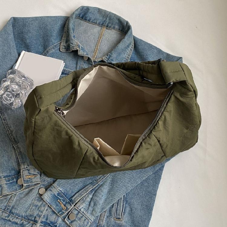 Shoulder Bag for Girl Women Handbag Solid Color Underarm Bag Crossbody Bag Tote