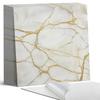 Kafelki Winylowe Samoprzylepne Z Nadrukiem Elegancki Marmur Z Żyłkami 20X20X20 Cm