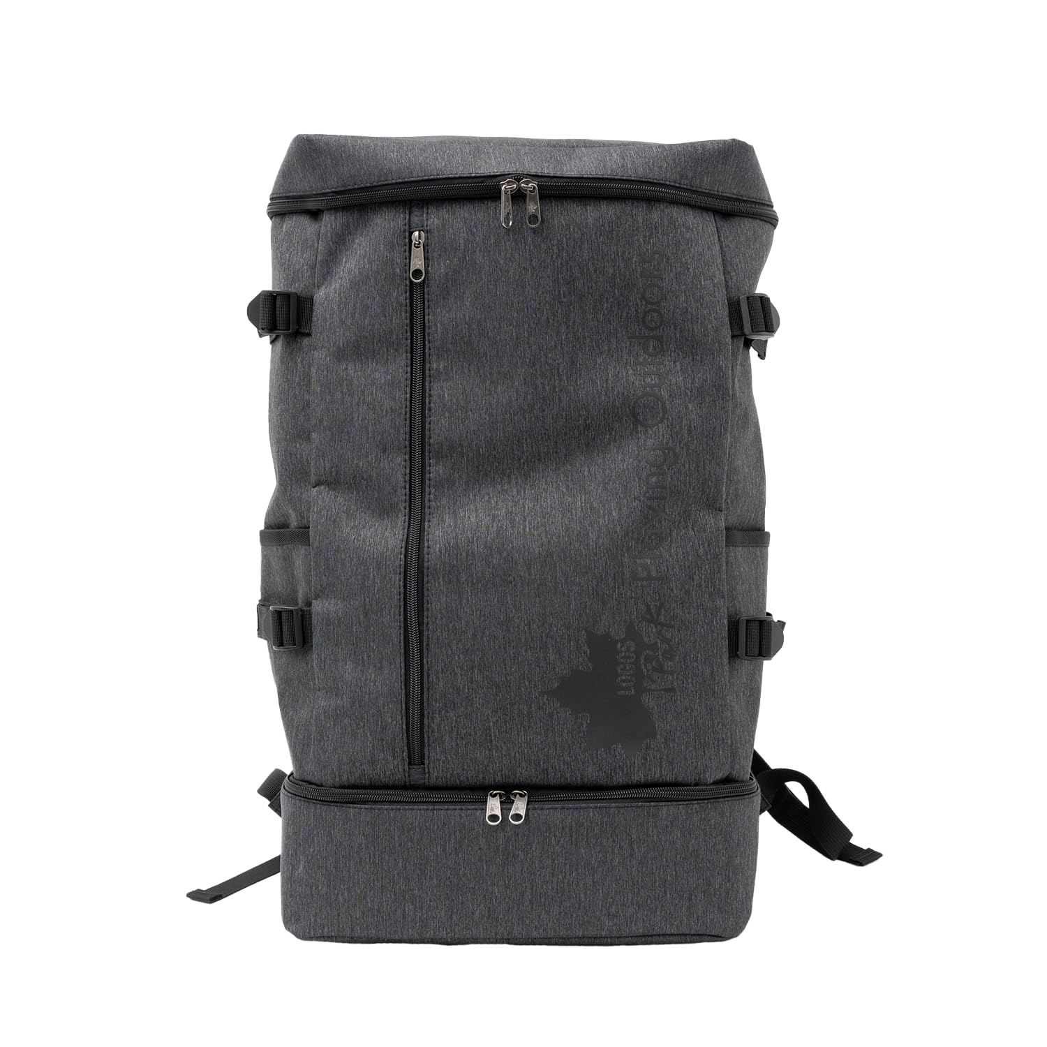 

[Logospark] Backpack, Water-repellent, Double-Layered, Black, Large