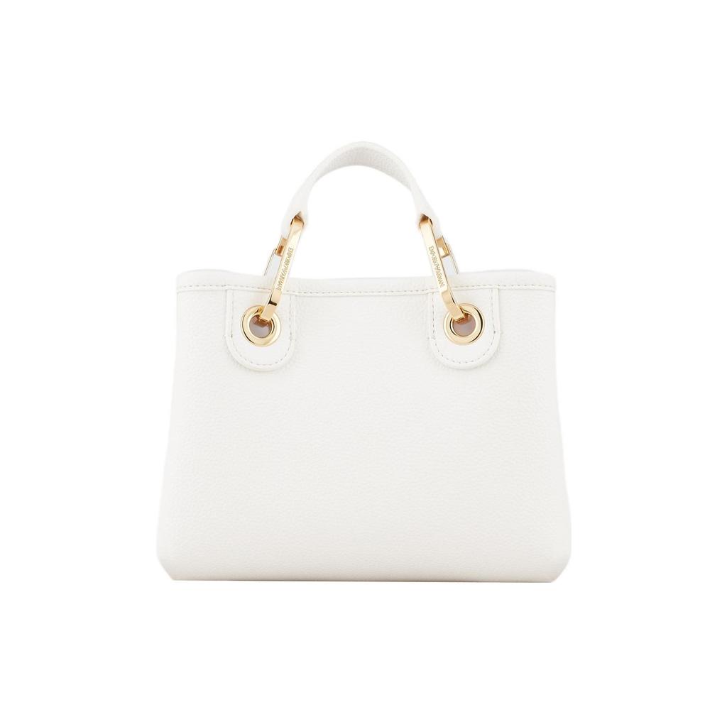 Emporio Armani Classic Logo Pendant Mini Shoulder Crossbody Handbag Women handbags White Y3D176-YFO5B-85219