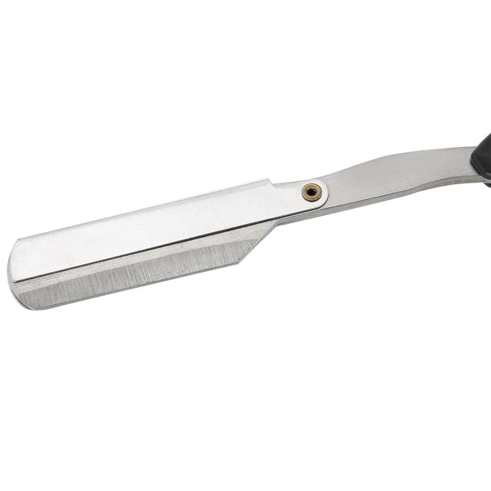 Barber Straight Blade Razor Stainless Steel Salon Folding Shaving Hair Cutting Clipper
