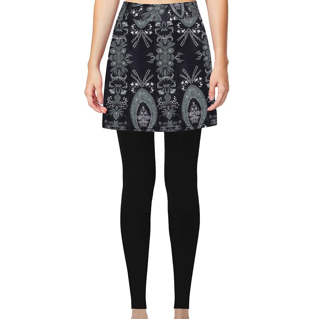 Quick Dry Inner Long Pants Sports Skirt 