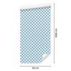 Azure and white checkerboard wallpaper, subtle detail 50x1000